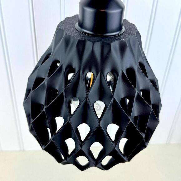 Geometric Pendant Light, Cone Pendant Lamp, Geometric Hanging Lamp - Picture 3 of 10